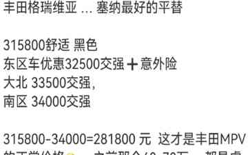  丰田杀手锏车趋低价!消费者狂抢3-4万元优惠！